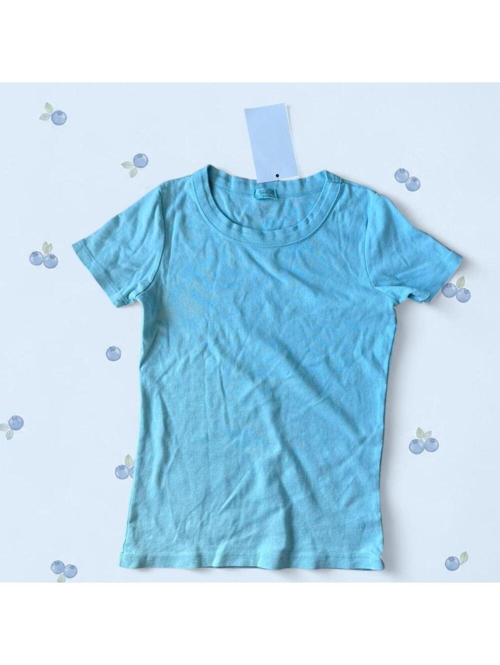 Brandy Melville light blue tshirt